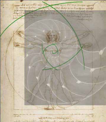 Heilige Geometrie Goldener Schnitt - Fibonacci Spirale